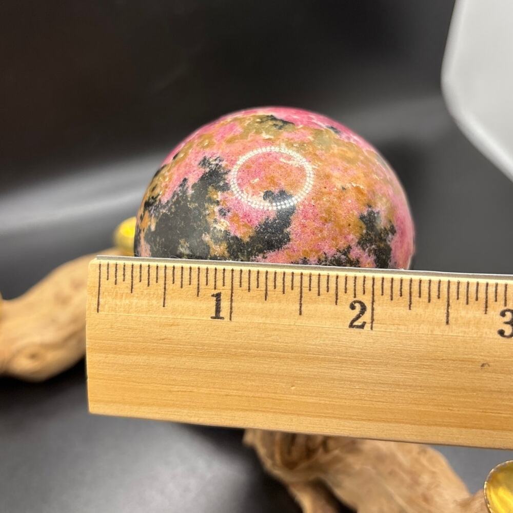 Beautiful Rhodonite Sphere - Picture 5 of 6
